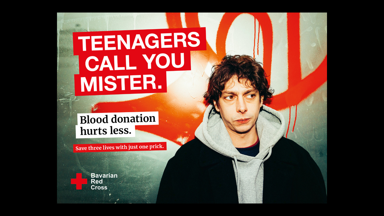 Blood Donation Hurts Less - Blood Donation - Blutspendedienst des Bayerischen Roten Kreuzes
