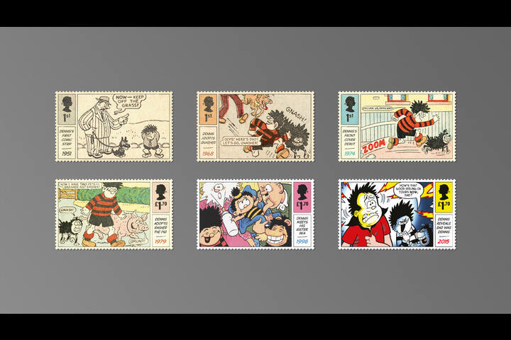 Dennis and Gnasher stamps - Special Edition Stamps - Royal Mail Stamps and Collectibles