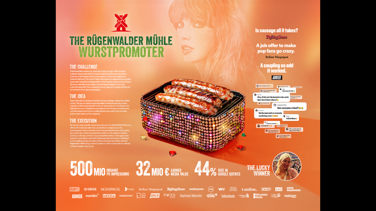 THE RÜGENWALDER MÜHLE #WURSTPROMOTER - Vegan food - Rügenwalder Mühle