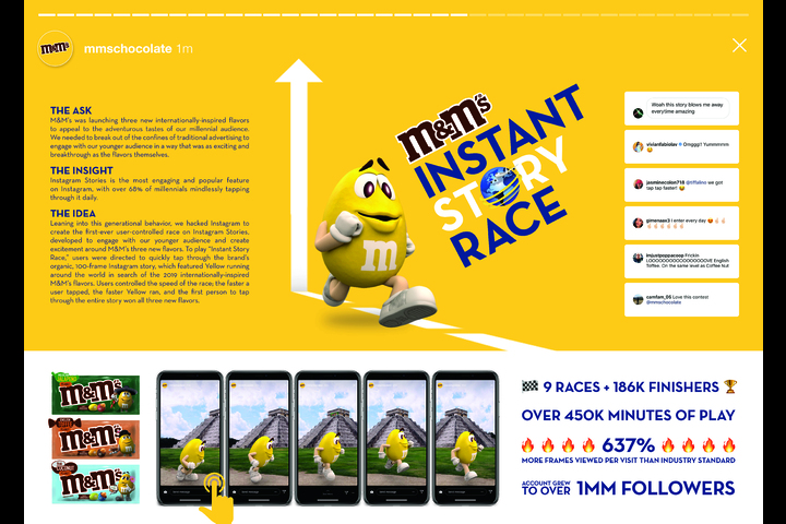 Instant Story Race - M&Ms - M&Ms