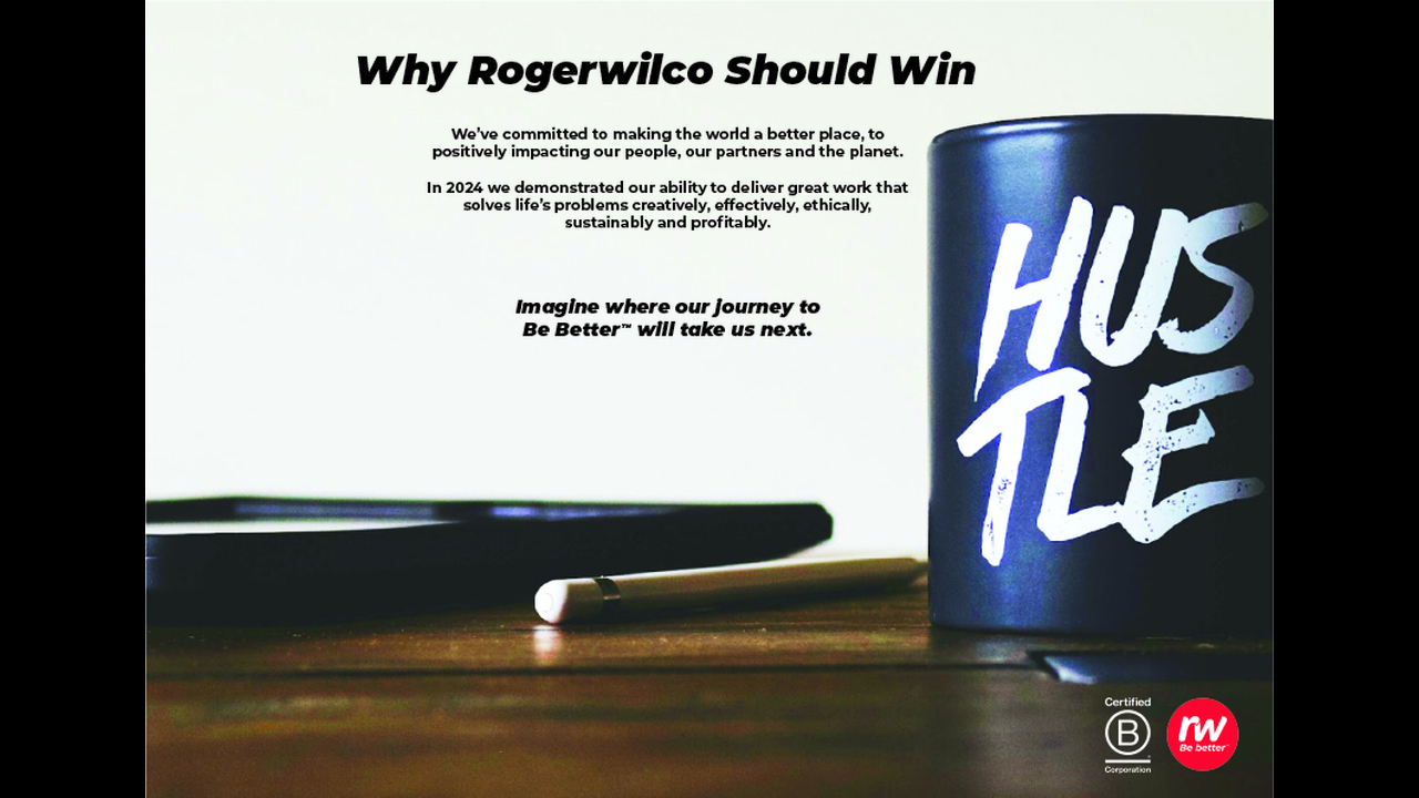 Be Better - a transformational journey - Agency regeneration - Rogerwilco