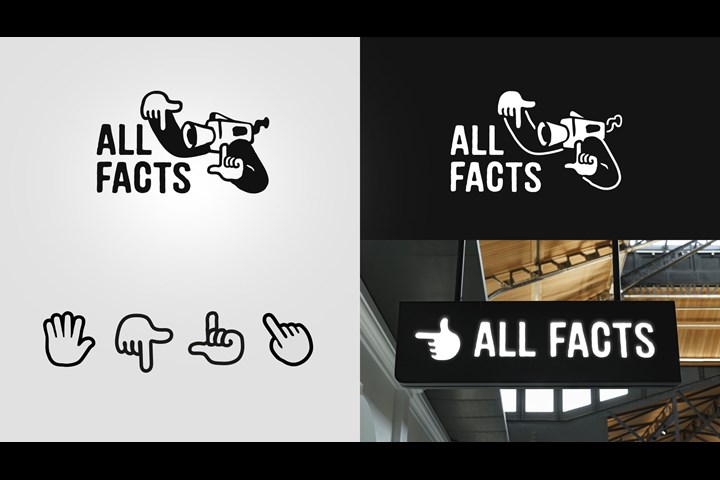 Brand identity for “ALL FACTS