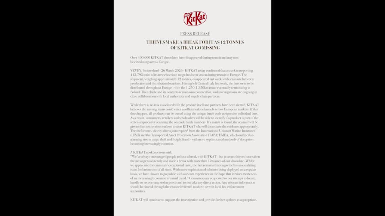 The KitKat Heist - KitKat - KitKat