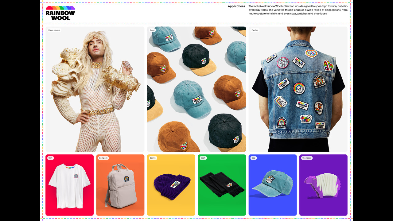 Rainbow Wool - Rainbow Wool - Schäferei Stücke