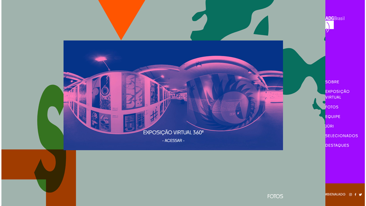 Website da 13ª. Bienal Brasileira de Design Gráfico - ADG Brasil - 2019 - ADG Brasil