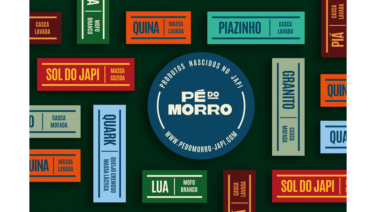 Identidade visual Pé do Morro - 2020 - Daó + Estúdio Arado