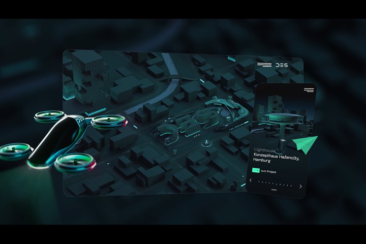 3D Portfolio Website - WebGL Experience - Website - DES