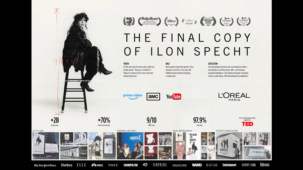 The Final Copy of Ilon Specht - L'Oréal Paris - L'Oréal Paris