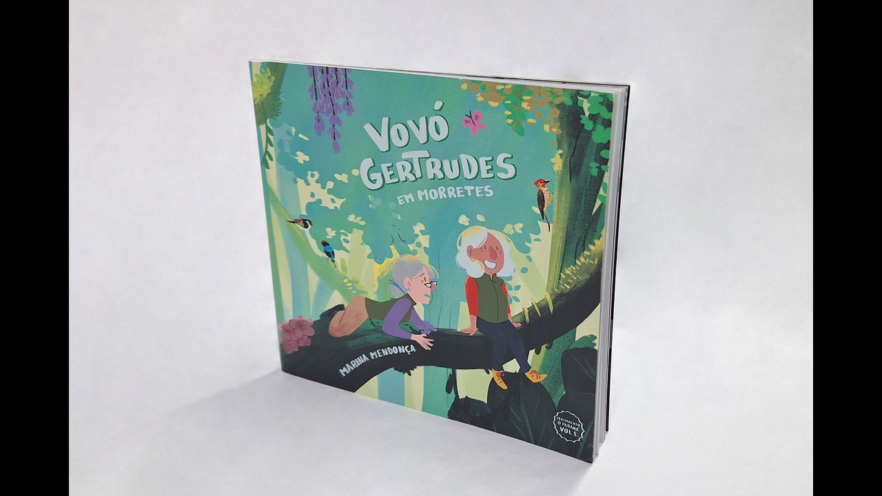 Vovó Gertrudes em Morretes: Redesign do livro infantil ilustrado - 2023 - Marina Mendonça