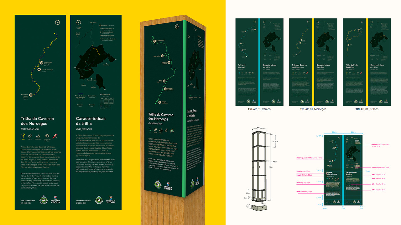 Sistema de Sinalização do Parque da Fonte Grande - 2023 - Balaio Design + Estratégia