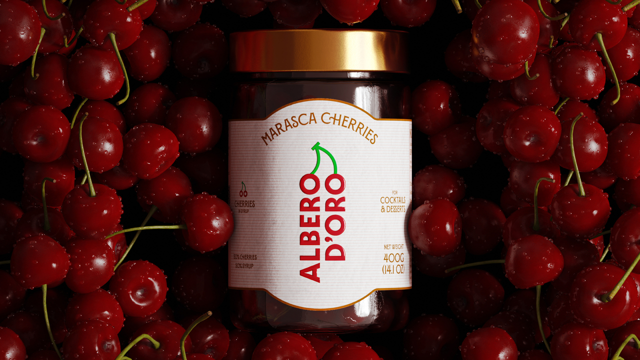 Albero D'Oro Cocktail Cherries - Albero D'Oro - Golden Tree