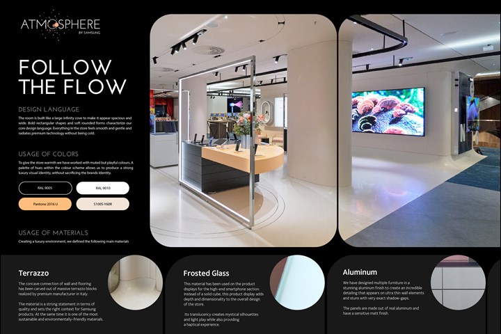 Samsung Atmosphere - Shop Design for a Boutique Store - Samsung Electronics Germany
