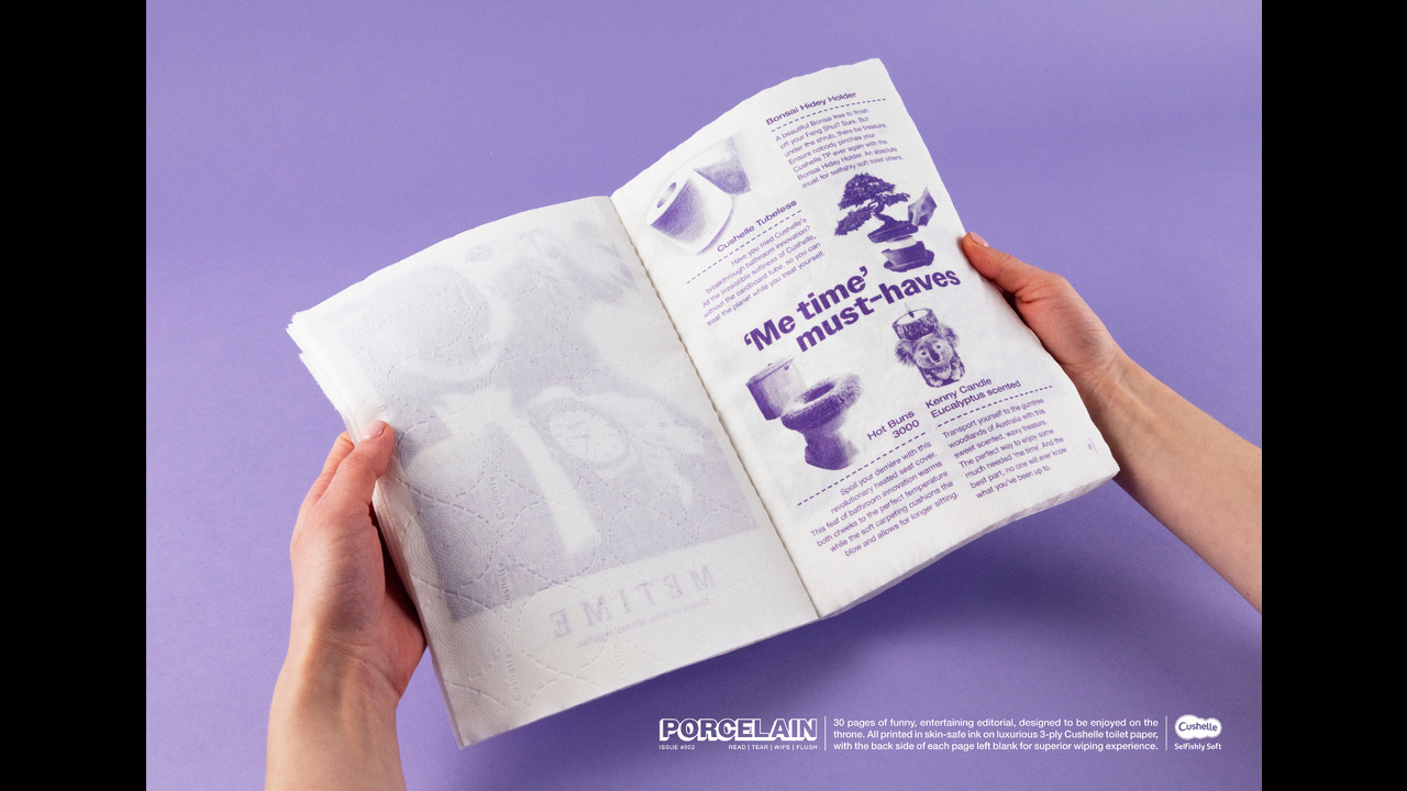 Porcelain - Toilet Tissue - Cushelle