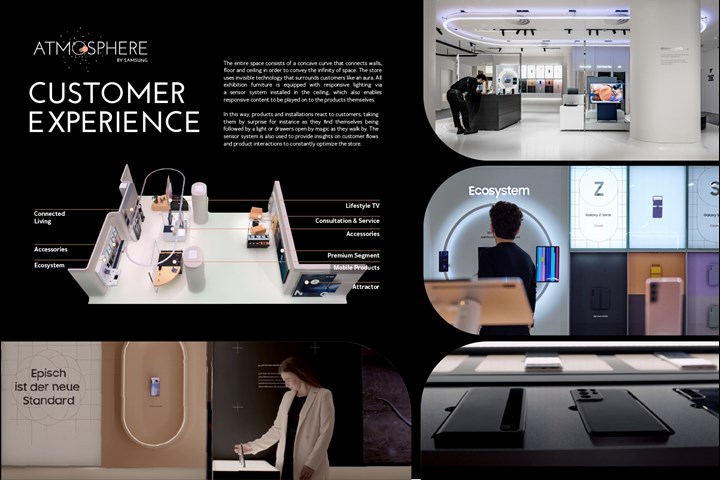 Samsung Atmosphere - Shop Design for a Boutique Store - Samsung Electronics Germany