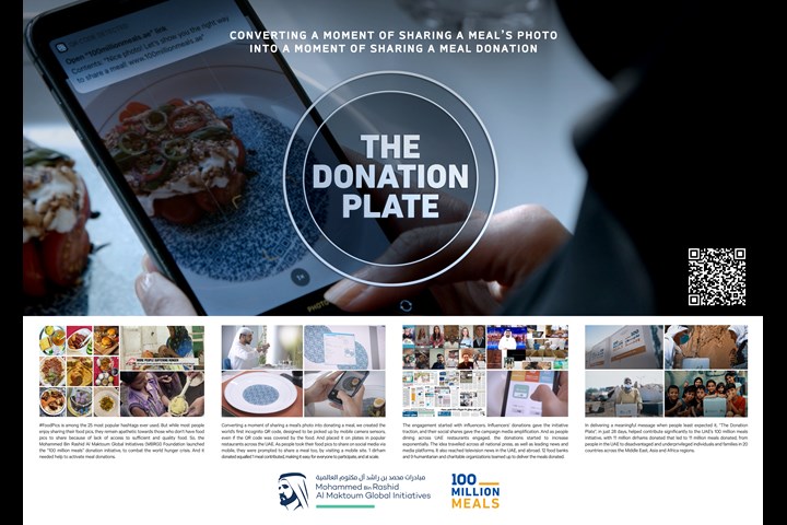 The Donation Plate - The 100 Million Meals Initiative - The UAE Government Media Office