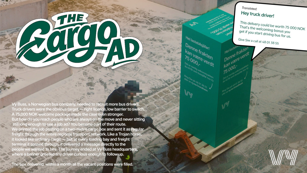 The Cargo Ad - transport company - Vy Buss