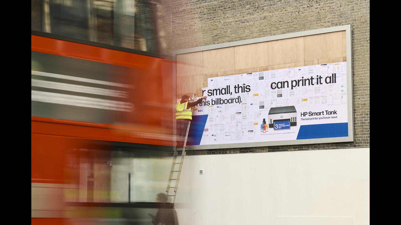 The Little Printer that printed its own billboard - HP Smart Tank Printer - HP