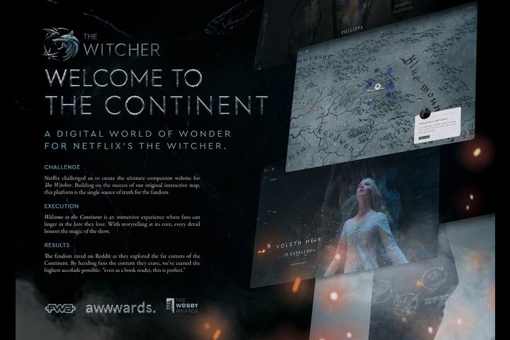 The Witcher - Welcome to the Continent - Netflix - Website