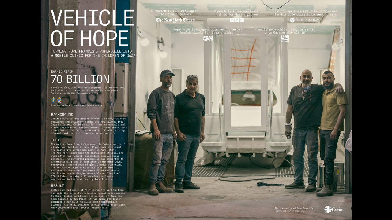 Vehicle of Hope - Caritas - Humanitarian aid