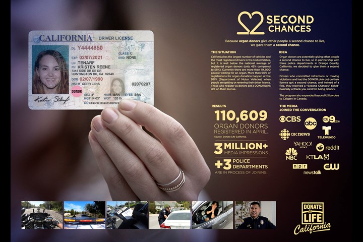 Second Chances - Organ Donation - Donate Life California
