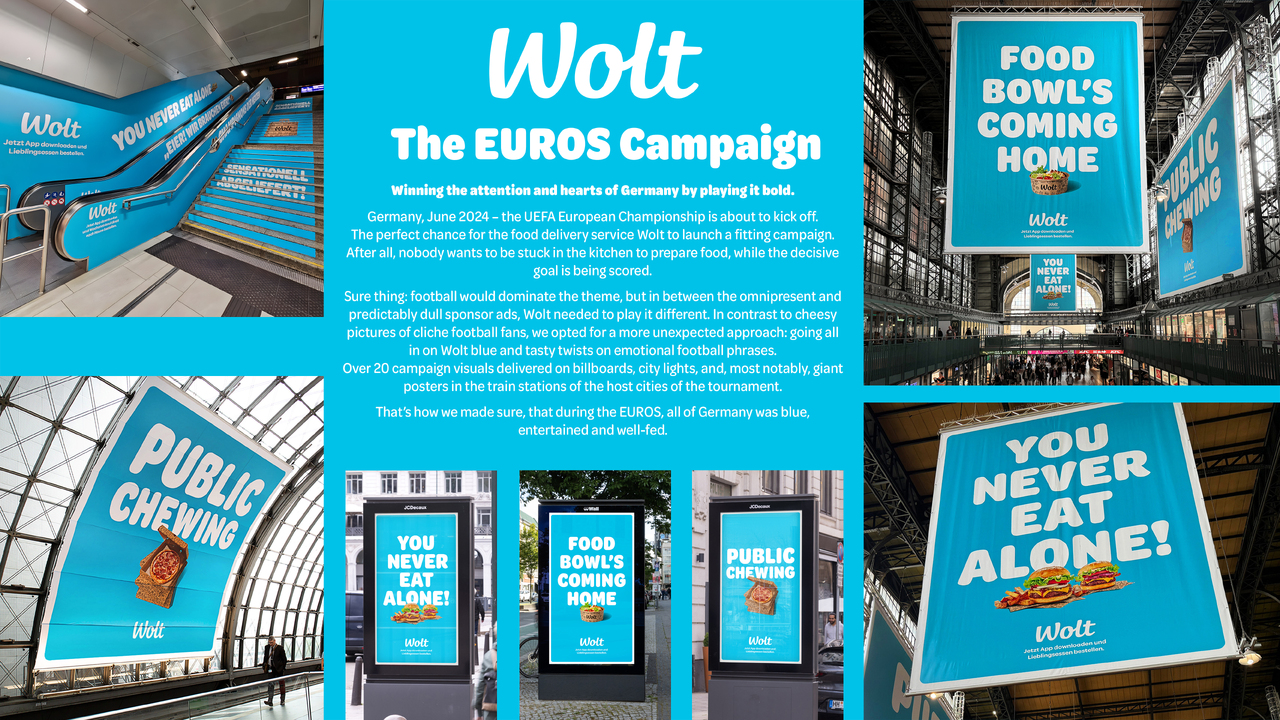 The EUROS Campaign - Delivery Service - Wolt