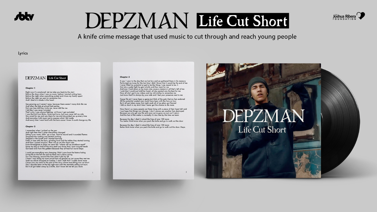Depzman - Life Cut Short - The Joshua Ribera Foundation - The Joshua Ribera Foundation