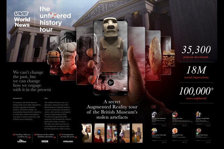 Unfiltered History Tour - Instagram AR Filters - VICE Media