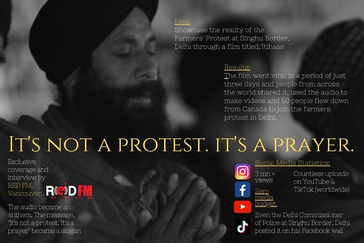It's Not A Protest. It's A Prayer. - Farmer's Protest - Shutterbugs Films