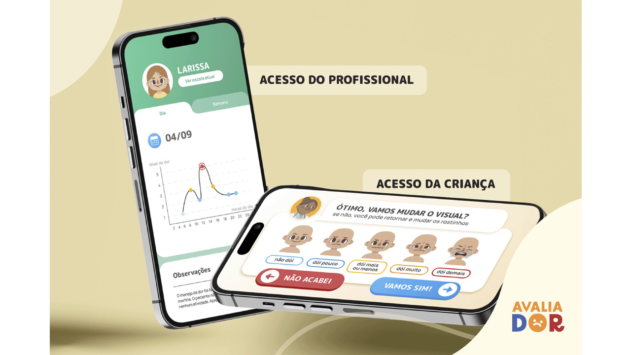 Avalia Dor: Aplicativo de escala de autoavaliação da intensidade da dor customizável para crianças hospitalizadas - 2023 - 