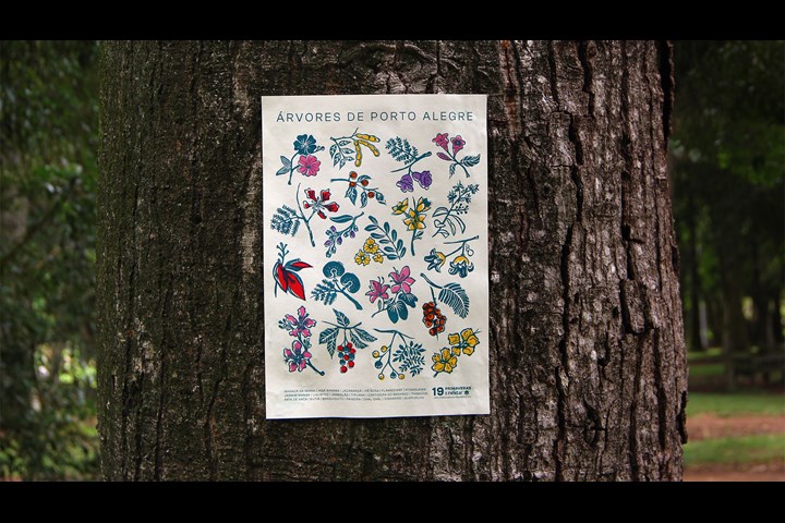 Pôster Árvores de Porto Alegre - 2023 - Néktar Design e Branding
