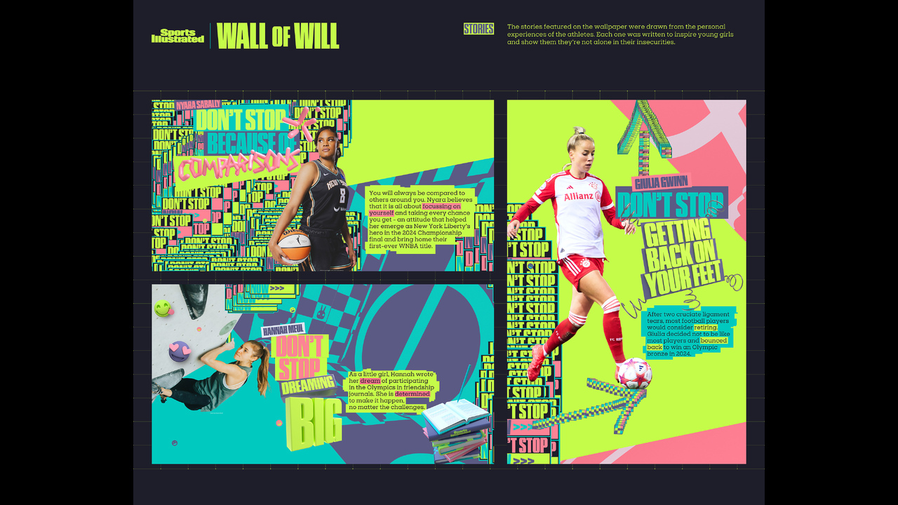 Wall of Will - Female Empowerment - Sport Illustrated Germany