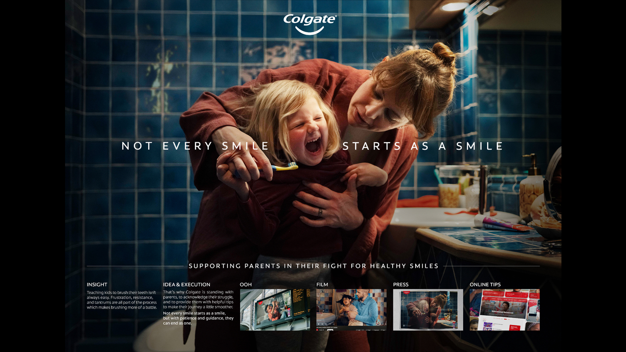 Not every smile starts with a smile - Colgate - Toothpaste