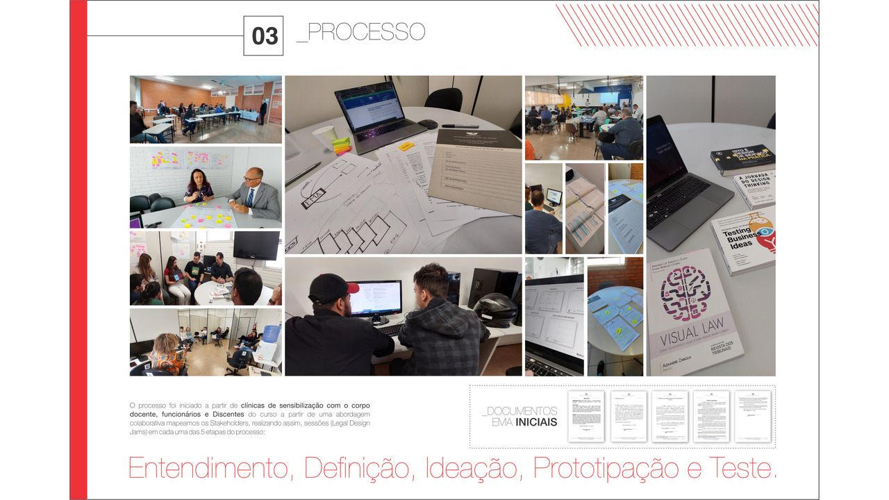 Legal Design do Escritório Modelo de Advocacia - EMA / UNIVALI - 2022 - MARCO PETRELLI / LEXICOM