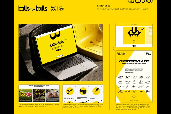 Balls for Balls - Health Awareness & Advocacy - FAQ YOU / Borussia Dortmund