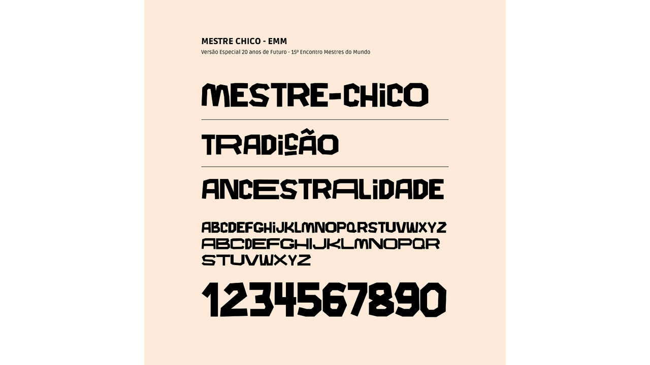 Projeto Gráfico - Identidade Visual 15ª edição Encontro Mestres do Mundo - 2023 - 2023 - 