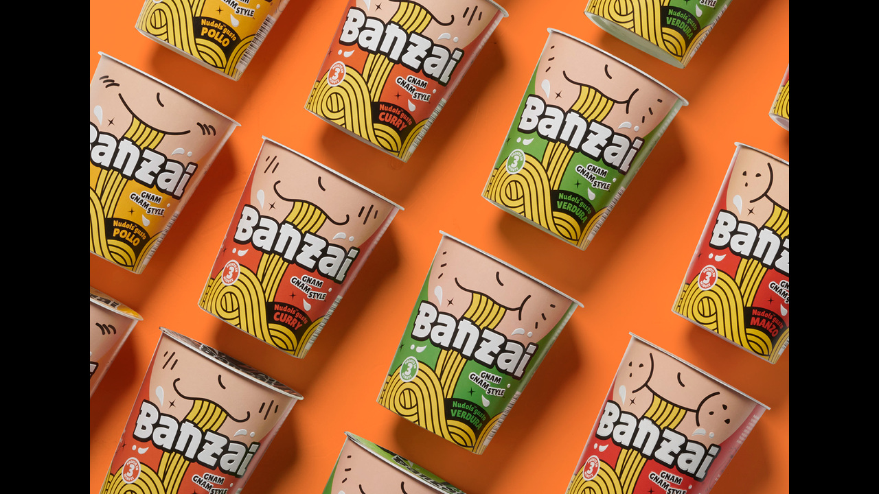 Banzai new pack - Instant noodles - Banzai