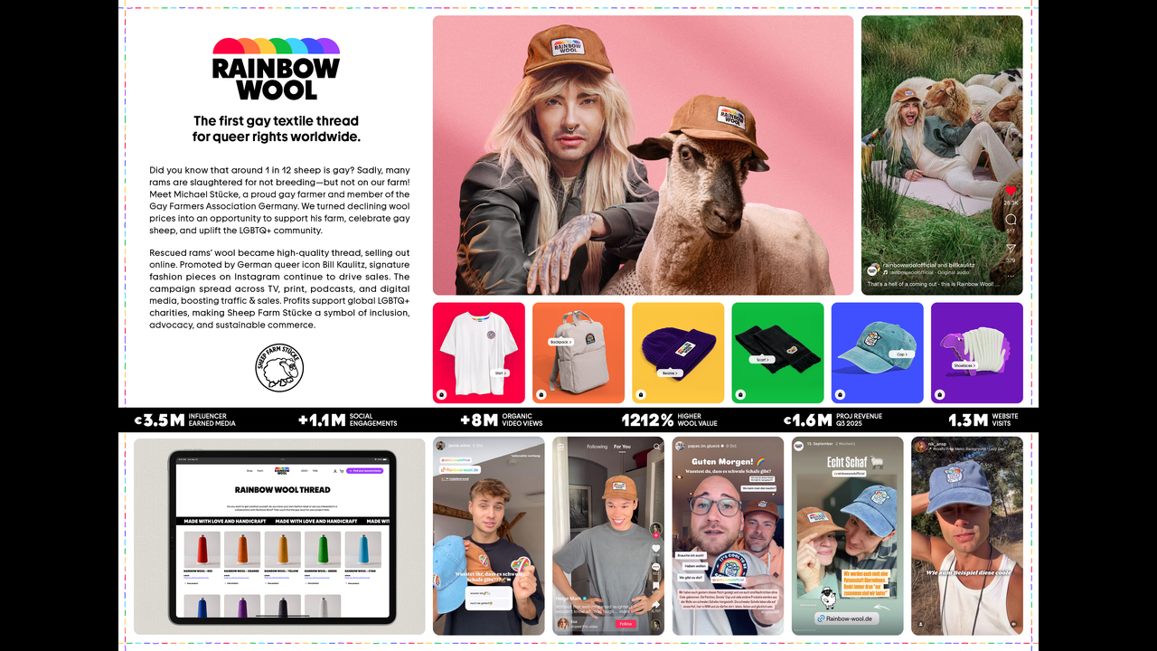 Rainbow Wool - Rainbow Wool - Schäferei Stücke