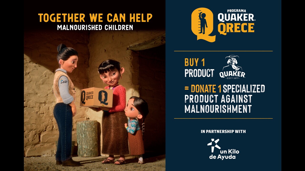 Quaker Qrece - Quaker - Program aimed to help undernurished children form marginalized communities to recover