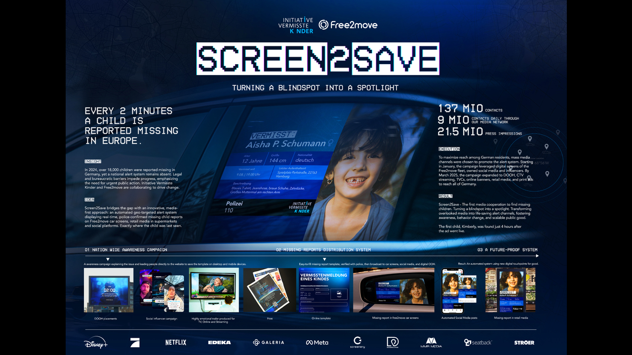 Screen2Save - NGO - Initiative Vermisste Kinder e.V.
