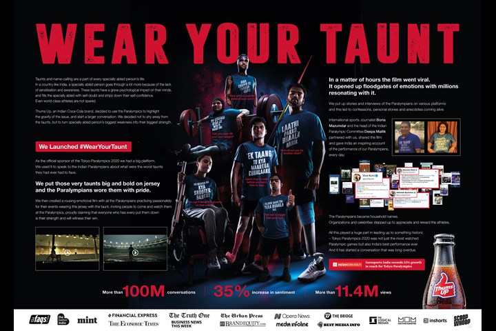 Wear Your Taunt - Coca-Cola India Pvt Ltd - Thums Up