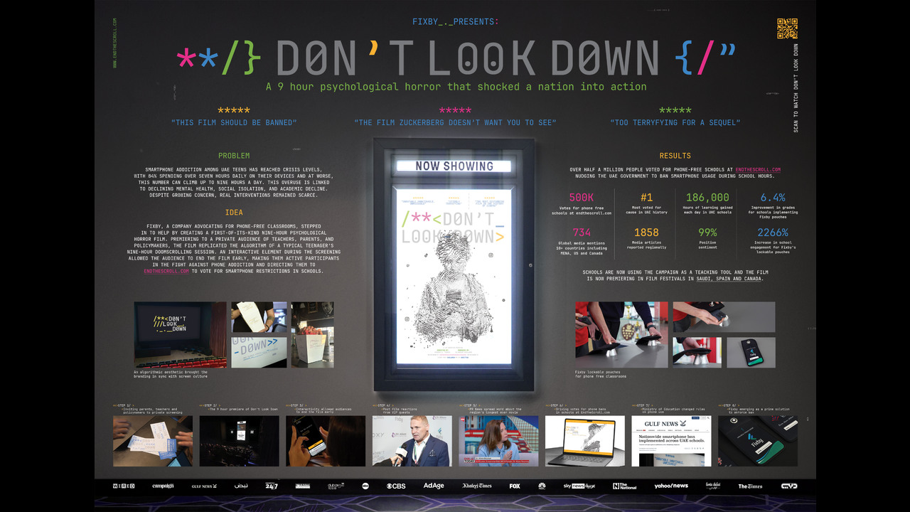 DON'T LOOK DOWN - FIXBY PHONE POUCHES - FIXBY