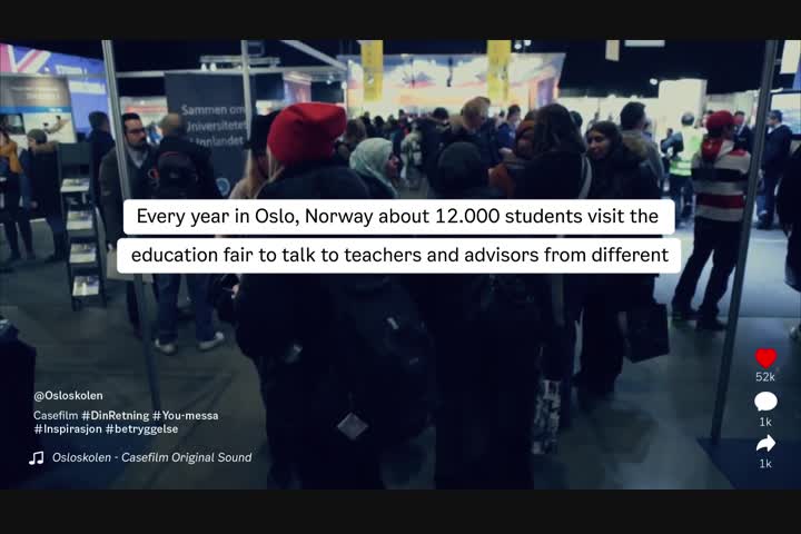 The TikTok Education Fair - Oslo Education Agency - High School eduaction programs