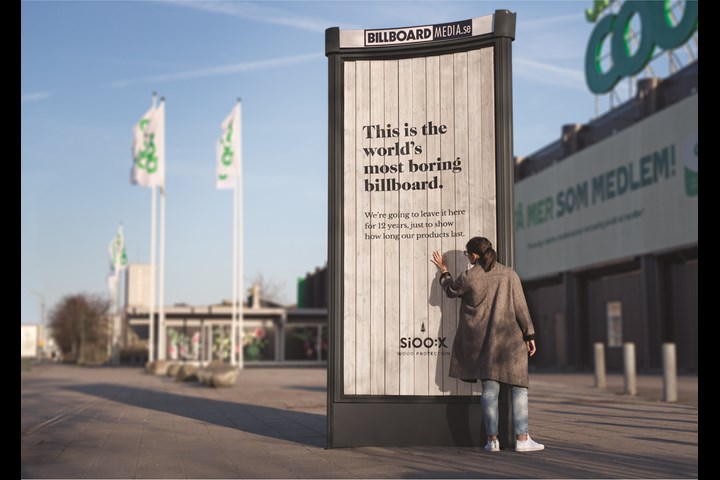 The World's Most Boring Billboard - Wood Protection - Sioo:x