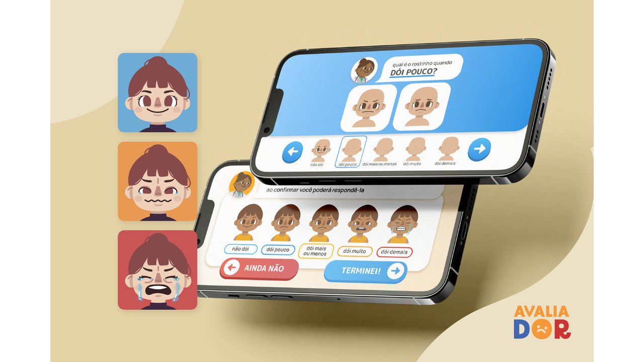 Avalia Dor: Aplicativo de escala de autoavaliação da intensidade da dor customizável para crianças hospitalizadas - 2023 - 