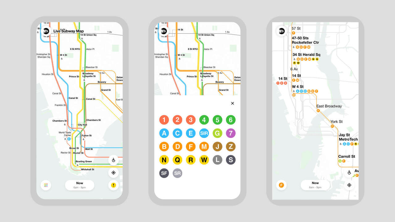 MTA Live Subway Map | por Work & Co - 2020 - Work & Co