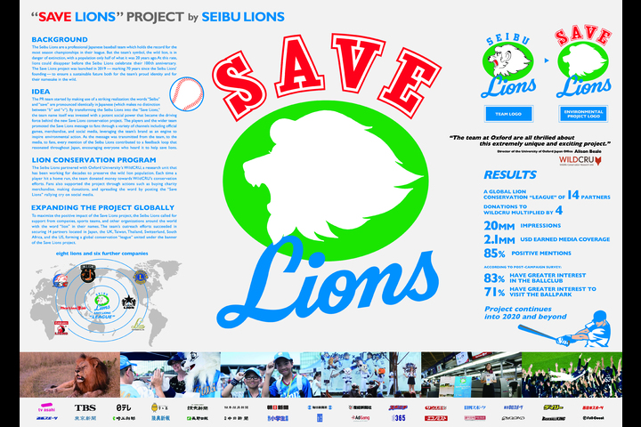 SAVE LIONS PROJECT - Corporate Communication - SEIBU LIONS, INC.