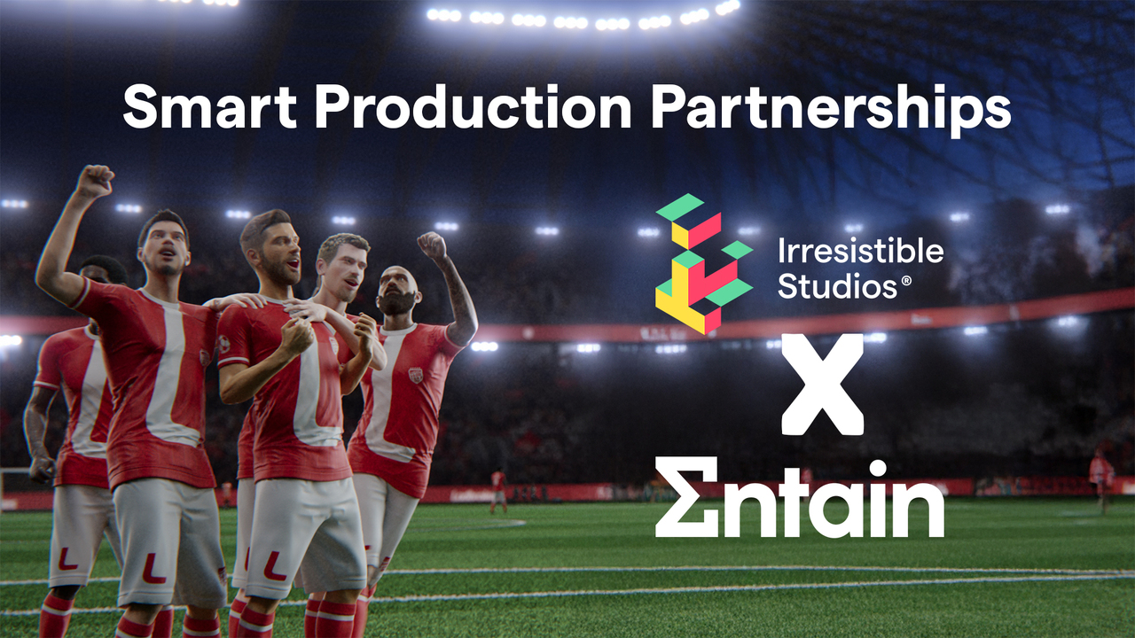 Entain DRTV, Print & Social Campaigns - Irresistible Studios - **Smart Production Partnerships with Irresistible Studios**
Irresistible Studios explore the mutual benefits of amplifying smart production over multiple campaigns through their collaboration with Entain. Delving into the advantages, best working practices and some of the potential obstacles in forming a Smart Production Partnership.