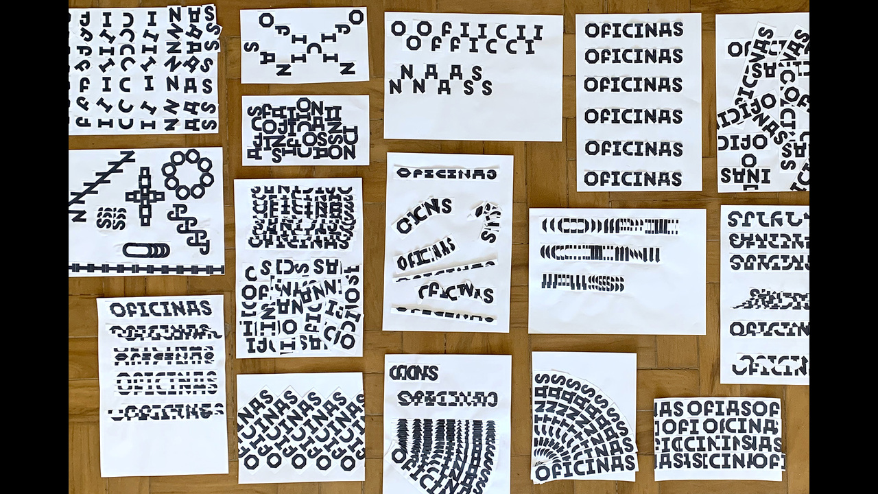 Projeto gráfico Oficinas de Criatividade do Sesc Pompeia 2020 - 2020 - Daó + Giulia Fagundes
