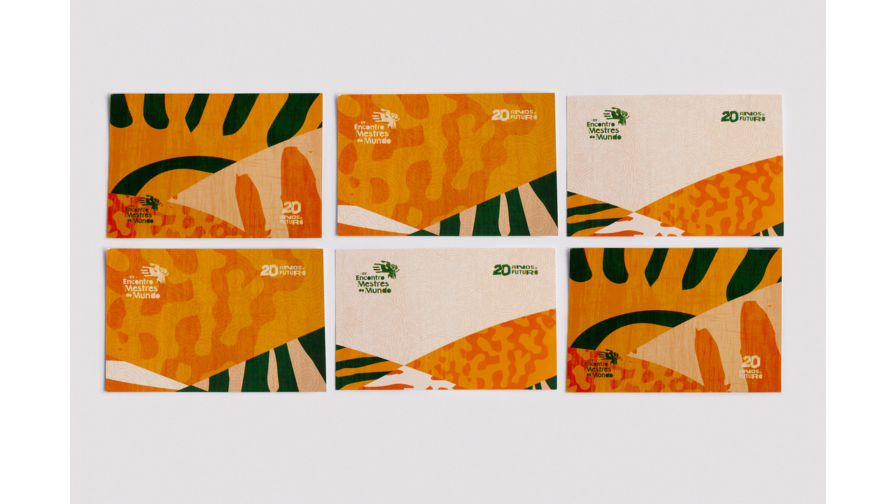 Projeto Gráfico - Identidade Visual 15ª edição Encontro Mestres do Mundo - 2023 - 2023 - 