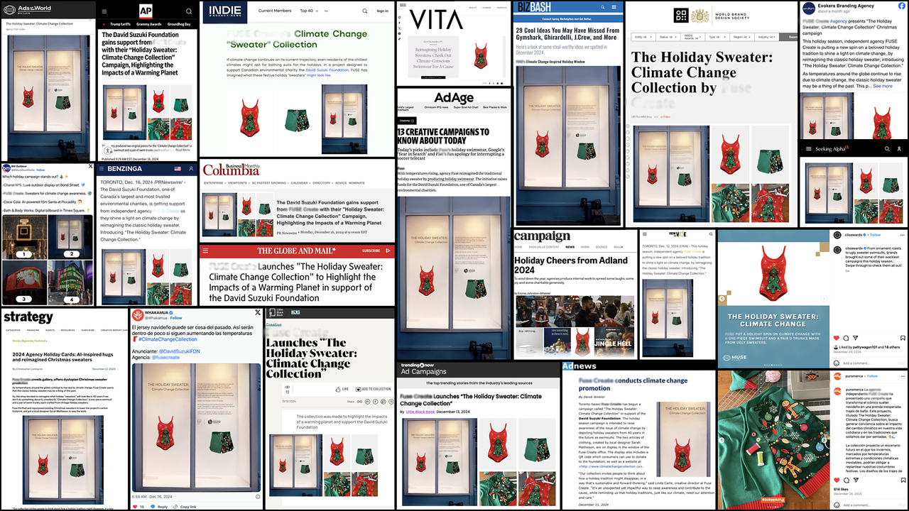 The Holiday Sweater: Climate Change Collection - Non-Proft - David Suzuki Foundation